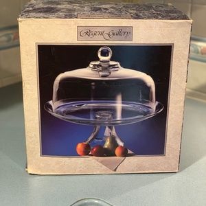 Regent Gallery 2 PC Footed Cake Set